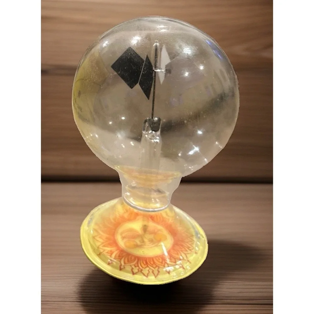 Radiometer Space Age Sphere Solar Engine Powered By The Sun Bulb Vanes Sun Base